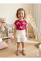 Girl's Festive Bow-Detailed Skirt and T-Shirt Summer Set - 2