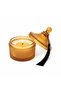 Home Fragrance Amber & Ginger Lily Luxury Aromatherapy Candle with Premium Glass Jar – 10 cm - 4