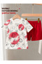 Cute Animal Patterned 2-Piece Shorts Set