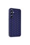 Samsung Galaxy A55 5g Case Honeycomb Silicone Cover - Navy Blue - 2