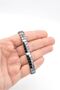 Square Model Genuine Natural Hematite Stone Bracelet 009 - 5