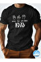 Men's Peace and Love Support Choice 1973 Pattern T-shirt