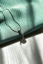 Steel Necklace with Violin Figure