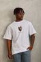 Men's Printed T-Shirt Short Sleeve Crew Neck Regular Fit Comfortable Fit Casual T-Shirt - White Mariposa