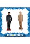 CS1186 Chase Stokes Black Suit Height 186cm Cardboard Cutout with Mini - 4
