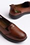 Genuine Leather Orthopedic Women's Casual Shoes with Tan Saddler Side Windows - 3
