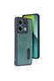 Xiaomi Redmi Note 13 Pro 5g Case Sara Leather Case with Business Card Holder - Dark Green