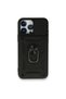 Apple iPhone 15 Pro Case Pars Silicone with Lens Ring - Black