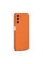 Samsung Galaxy A04s Case Nano Inside Velvet Silicone - Orange - 2