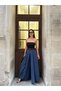 Women's Tencel Skirt-Looking Belted Pants