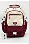 Unisex Satin Water-Resistant Fabric Multi-Compartment Middle School High School School Backpack and Travel Bag
