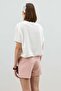 White Draped Women's T-Shirt - 3