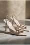 Women's Black Patent Leather Stylish Buckle Detailed High-Heeled Shoes