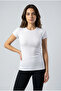Women's 2-Pack Crew Neck Short Sleeve Basic T-Shirt Cotton Flexible Slim Fit Casual T-Shirt Set - 7