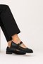 Luna Women's Black Ballerina Shoes – Buckle-Strapped Casual Elegance - 2