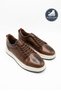 Terra Brown Men's Laser Cut Fusped Comfortable Sole Daily Casual Shoes