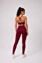 Comfy Model High Waist Gathering Seamless Leggings with Gathered Back - 3