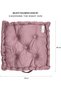 ® Booster Cushion Seat Pad Premiun Velvet Cushion Thick Chair Pad Adults Chair Armchair Rose Gold 40cm x 40cm + 8cm - 6