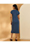 Women Blue Maxi Dress - 3
