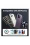 Magnetic Foldable Car Phone Holder, 360° Rotatable Suction Cup Mount for Dashboard & Windshield - 7