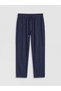 Two Mt Shop Quality Lcw Everyday Black Denim Straight Carrot & Carrot Cut Pants with Elastic Waist and Slimming Legs - 5