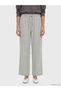 Trendlucky Women's Textured Trousers with Elastic Waist and Difference in Color - 2