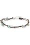 Hippie Women's Anklet, 925 Sterling Silver, Beaded Woven Anklet, with Jasper, Handmade Adjustable Jewelry