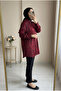 Women's Leopard Patterned Comfortable Fit Hijab Tunic - 6