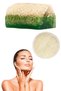 Set of 2 Natural Pumpkin Fiber Aloe Vera Soap Exfoliating Care Firming Acne Cleansing Fiber Facial Pad