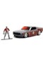 1:32 Guardians of the Galaxy Star-Lord 1969 Ford Mustang Model Car and Star Lord Figure - 3