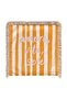 Amore Vita Sole Text Printed Striped Fringed Throw Pillow Cover - Cream Tassel Retro Pillowcase - 7