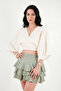 Cotton Regular Fit Tie-Up Crop Kimono Kimono 668Yl2783 - 4