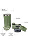 Sip Core 720ml Stainless Steel Bottle w/ Lunch Bag | Insulated Bottle w/ Storage Container – Urban Stone - 6