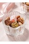 Stylish Glass Flower-Shaped Turkish Delight Bowl, Jam Bowl, Snack Bowl, Coffee Side Serving Bowl, 180 Ml, 6 Pieces. - 3