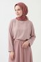 Soft Scarf Chain Pattern Dried Rose 90X90 - 3