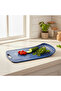 PP Cutting Board 38×24 cm with Built-In Strainer & Handle - 2