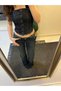 Super Low Waist Cut-Out Trend Straight Flare Cut Jean - 8