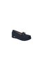 434 Women's Black Stone Buckle Wedge Heel Shoes - 2