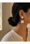 Straw Detail Acrylic Earrings