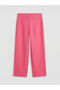 Pink Wide-Legged Ruffled Girls' Set - 6