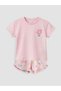 Trendlucky Floral Baby Girl Shorts Set with Difference in Color - 2