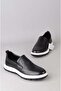 Libero L5493 Genuine Leather Casual Men's Shoes Black-White - 6