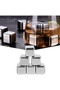 6 Pieces Whiskey Cooling Stone Metal Whiskey Stone Set Stainless Steel Metal Ice Cube Whiskey Ice Stone - 5