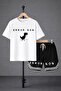 Unisex Error 404 Printed Oversize Fit Comfortable Fit T-Shirt and Shorts Set