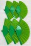 Green Bridal Bridesmaid Fan, Bride Bachelorette Party Henna Wedding Marriage Engagement Gift 6 Pieces - 5