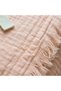 Pink Colored 4 Layer Muslin 100% Cotton Double Bedspread/Bed Throw 240X260 cm King Size - 3