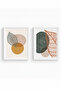 White Wooden Framed 2 Piece Set Painting Huhu47