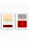 White Wooden Framed 2 Piece Set Painting Huhu56