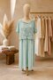 Women's Authentic Bohemian Lace Blouse Double Dress Set - 2