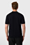 Regular Fit Buttoned Black Polo Neck T-Shirt - 4